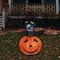 36" Pre-Lit Black Cat In Pumpkin Halloween Outdoor Decoration